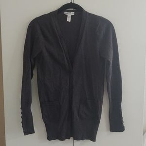 Professional Gray Cardigan